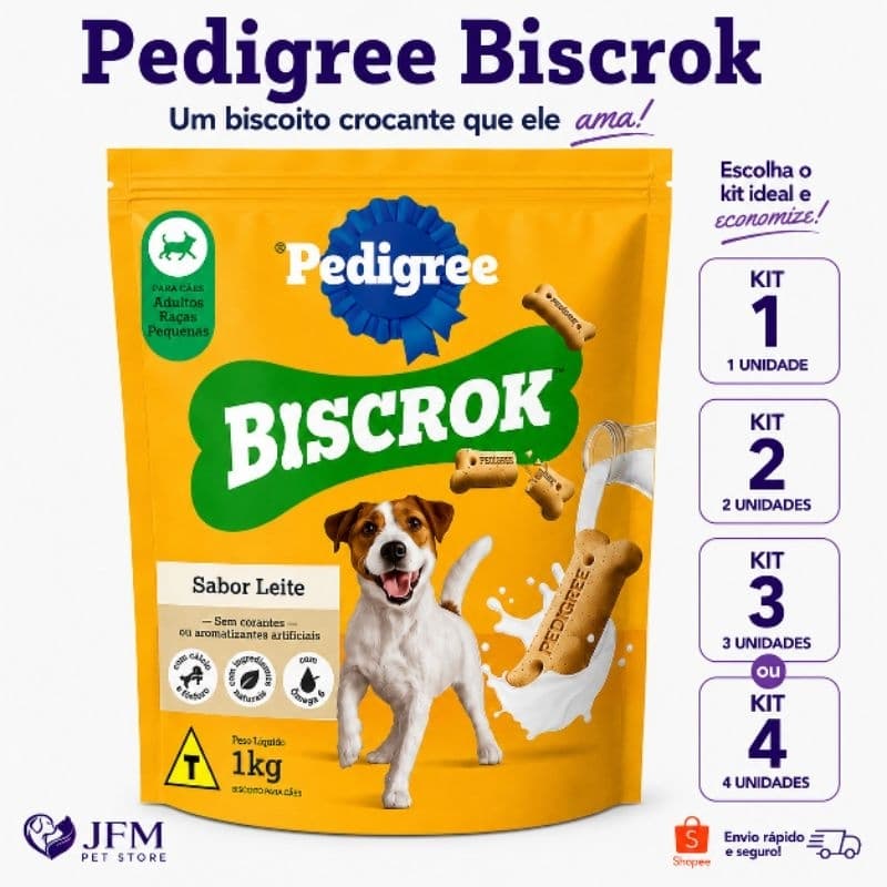 BISCROK RACAS Pequena 1KG kit 01-02-03 ou 04 und