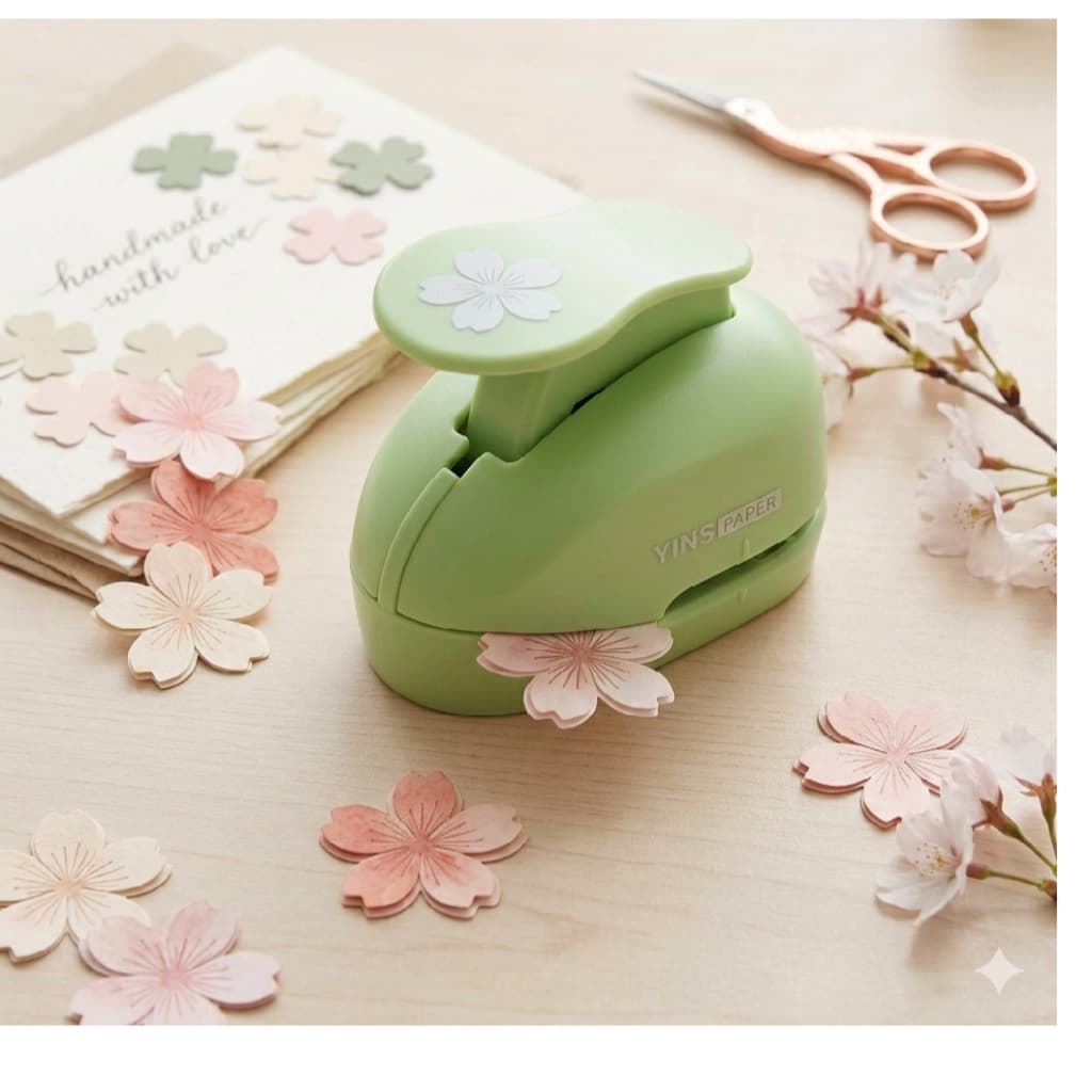 Cortador Furador Eva E Papel Scrapbook - FLOR SAKURA 25 mm 2,5cm