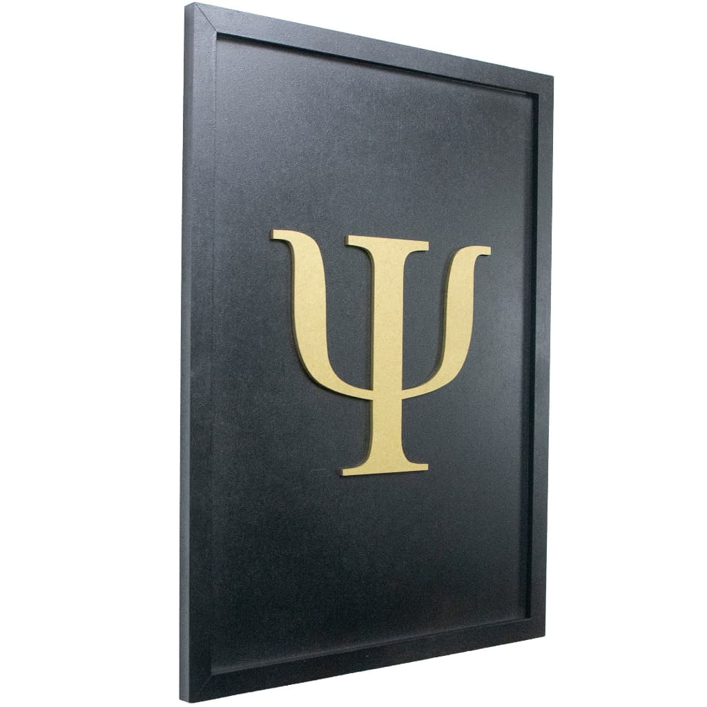 Quadro psicologia placa decorativa sala escritorio consultorio