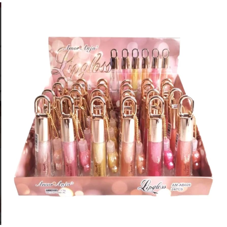 Gloss Brilho Labial com Chaveiro- Amor Anjo