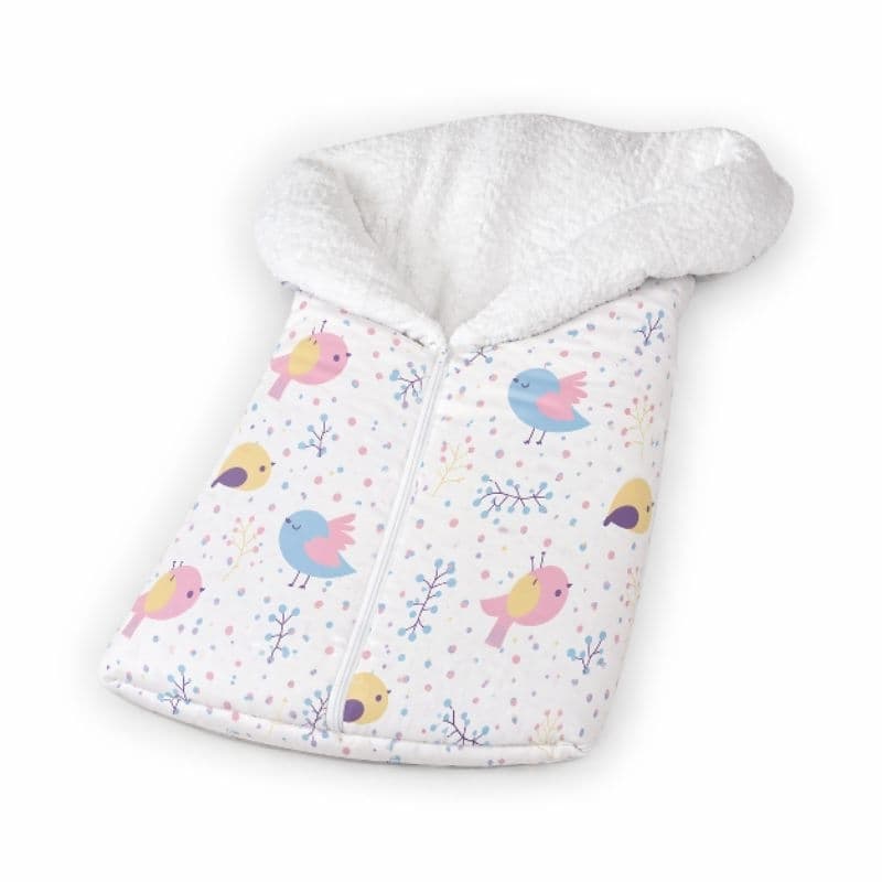 Saco de Dormir Bebê Sherpa - Macio e Confortável, Quentinho, Antialérgico e Ajustável