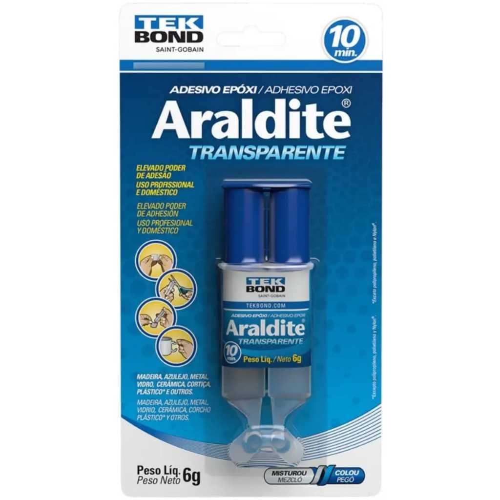 Cola Líquida Tekbond Araldite Transparente de 6g