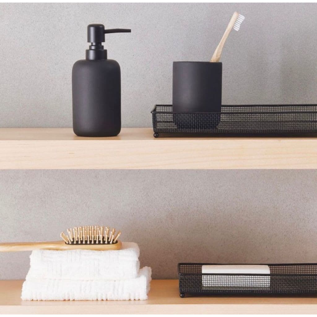 Kit para banheiro all black em cimento ou peças avulsas