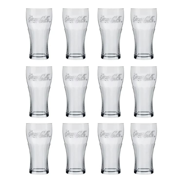 Copo Nadir Coca-cola Contour 300ml Incolor Kit C/12 Incolor