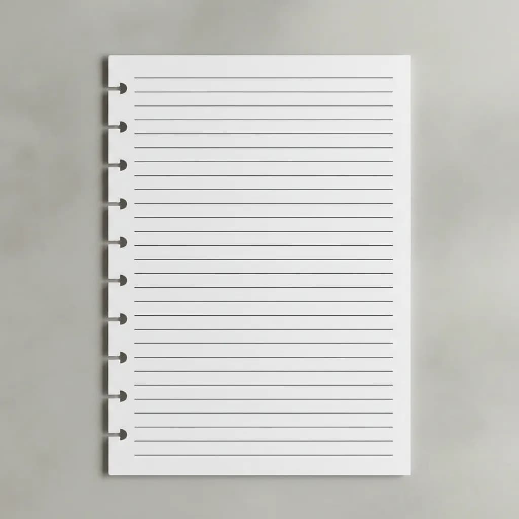 Refil 100 Folhas B5 Caderno Inteligente Fácil de Trocar