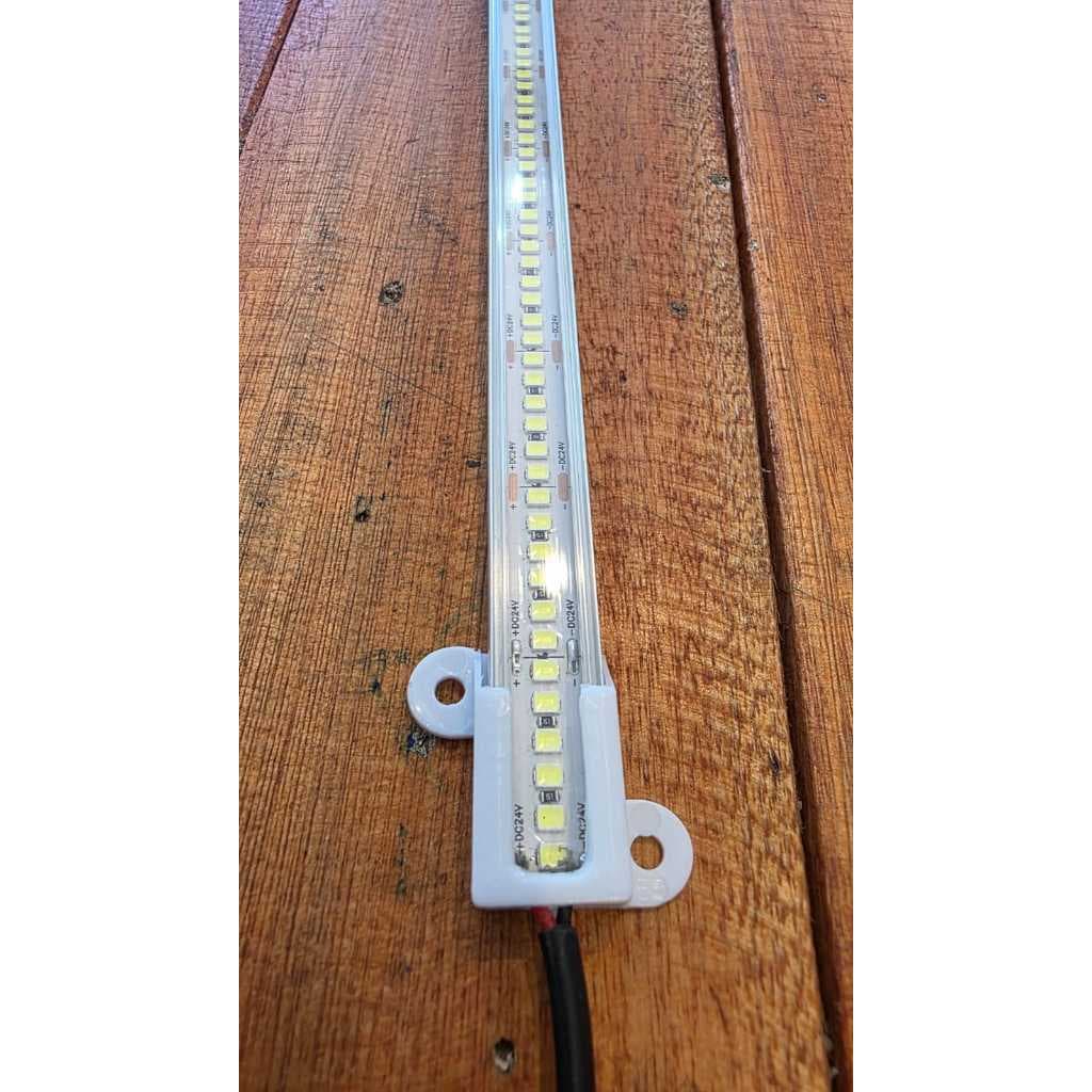 Barra de LED 24VDC 1 Metro | Alta Potência 20W (100% Real) | 240 Leds/M