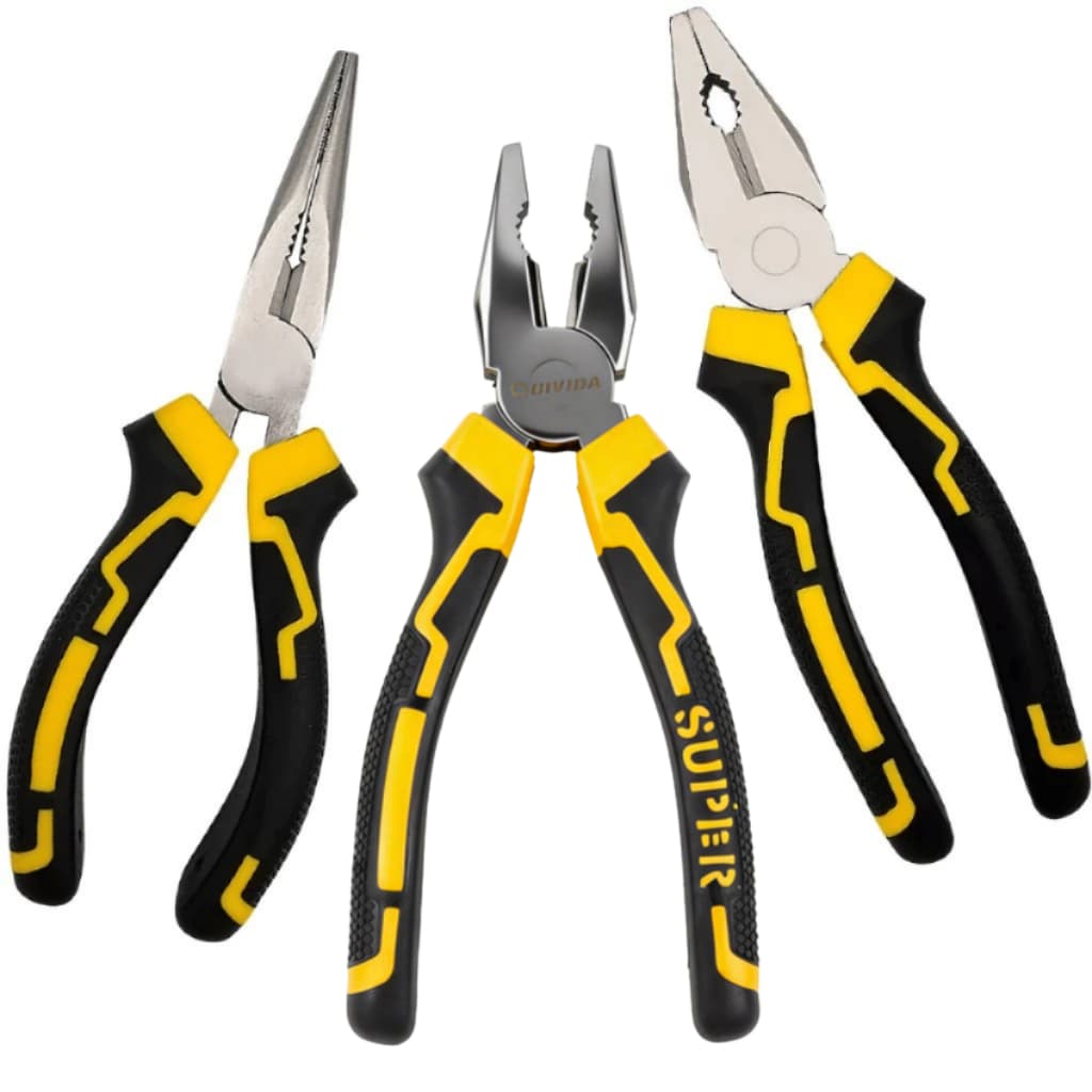 Kit Alicate Obliquo, Alicate De Ponto E Alicate Universal
