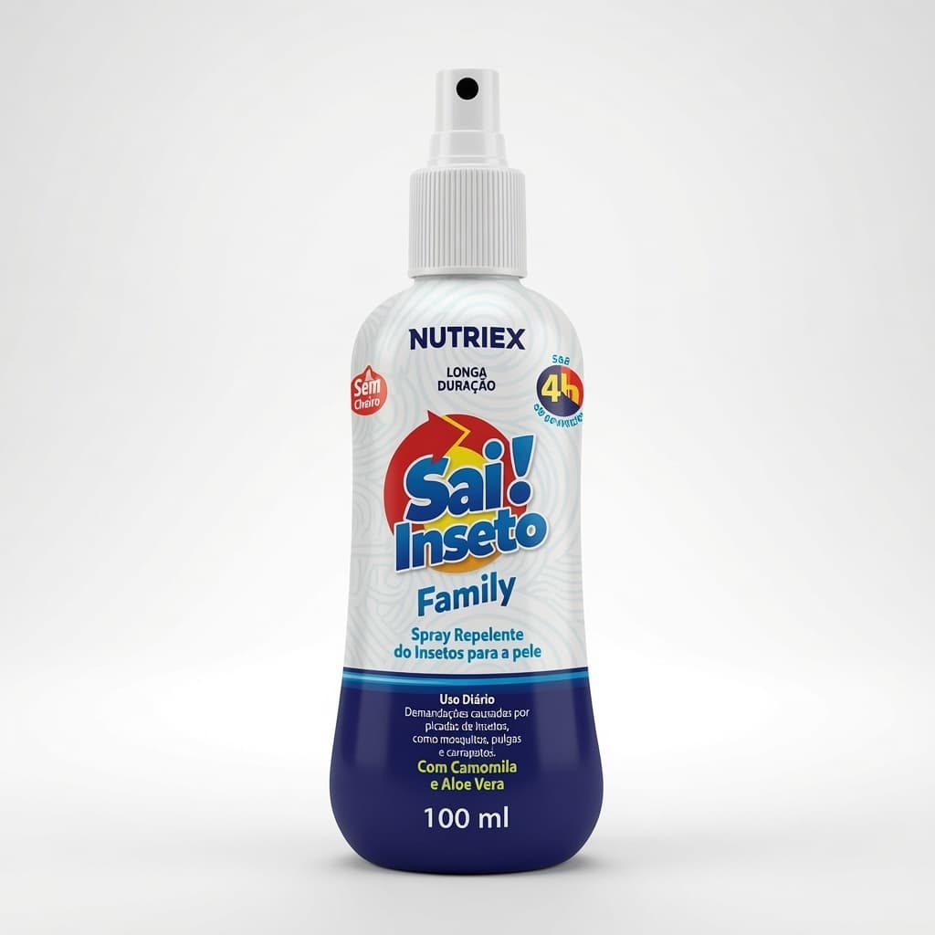 Repelente  Spray Insetos Sai Inseto Family 4Hrs 100 ml Nutriex