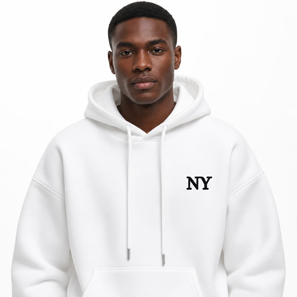 Moletom Canguru NY New York Masculino Casual Streetwear Flanelado