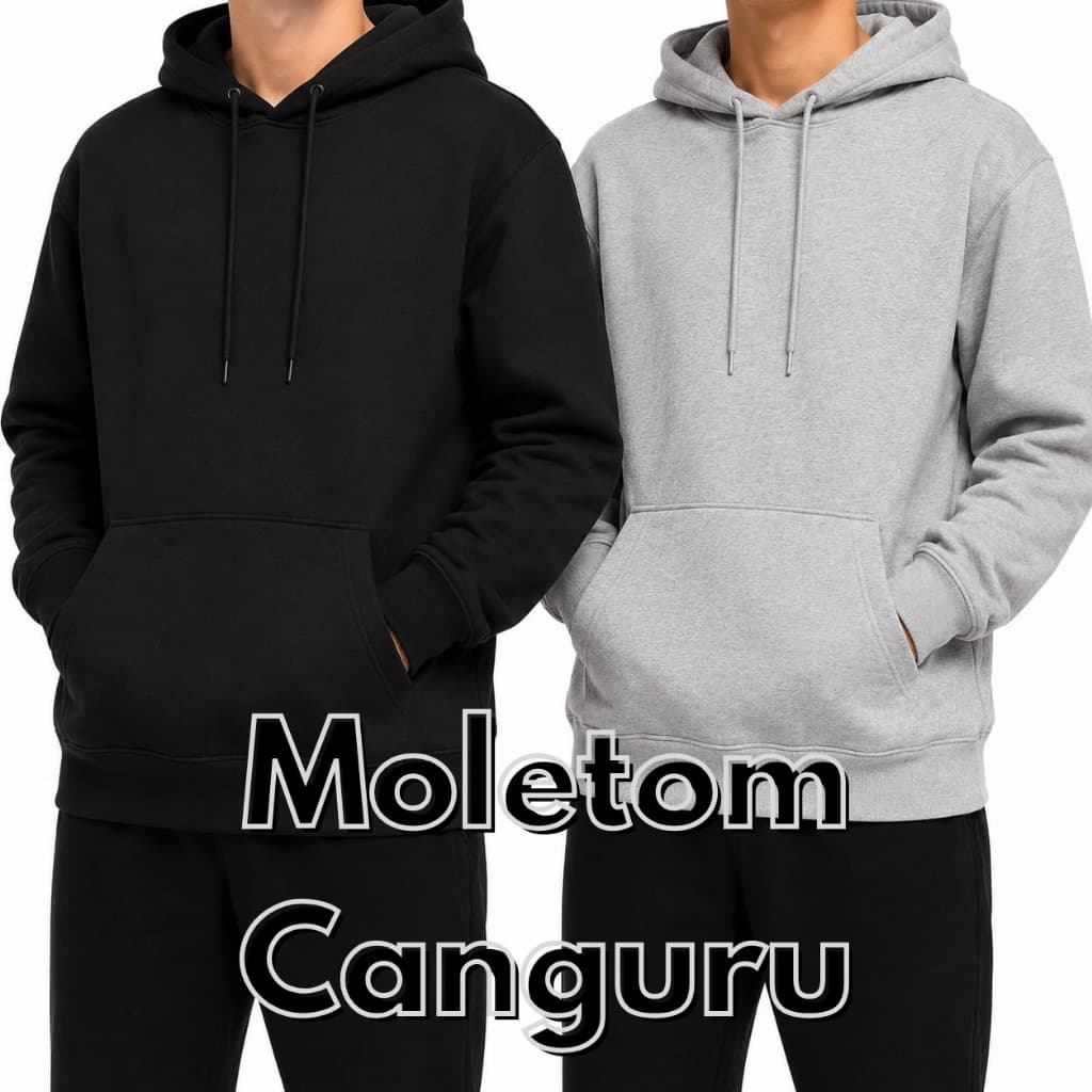 Moletom Canguru Unissex Adulto Com Capuz e Bolso Quentinho Blusa de Frio