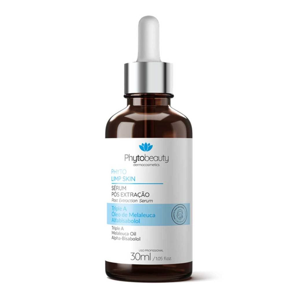Sérum Pós Extração Phyto Limp Skin Com Óleo de Melaleuca e Alfabisabolol - Antisséptico, Cicatrizante, Foliculite