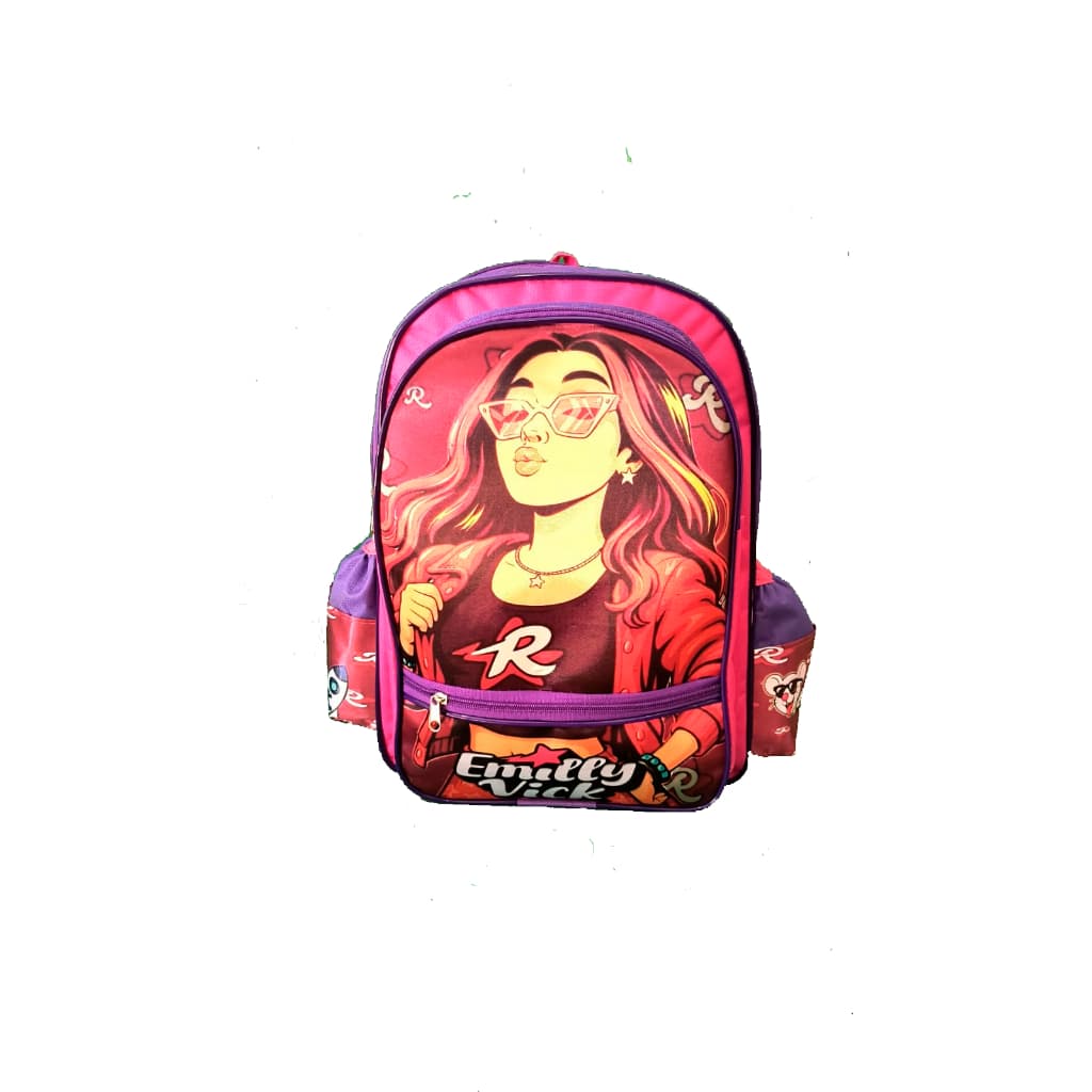 Mochila Escolar Infantil Grande De Costas Emily Vick