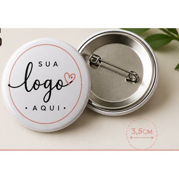Botton Personalizado para Brindes 200 unidades