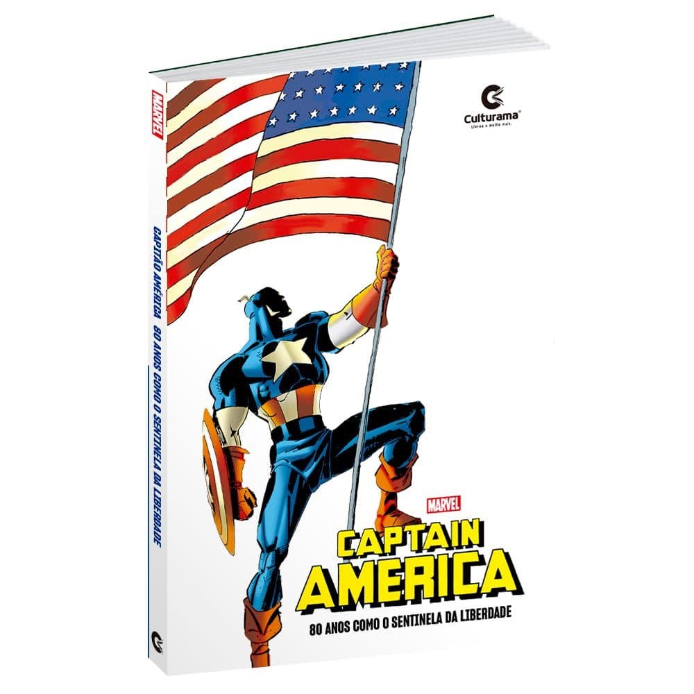 Livro Capitão America 80 Anos Como O Sentinela Da Liberdade - Geek - Historia Documentada