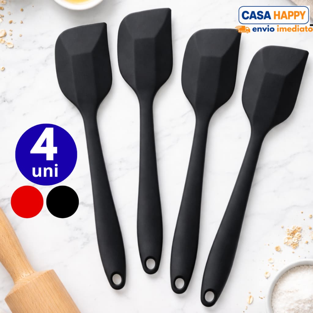 Espátula Pão Duro de Silicone Culinária  Profissional para Cozinha Antiaderente e Resistente ao Calor Cabo Ergonômico