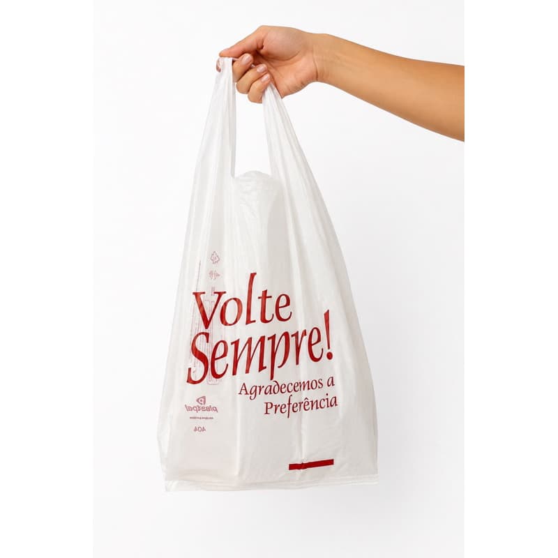 SACOLA VOLTE SEMPRE 1000 UNIDADES TAMANHO 38X50