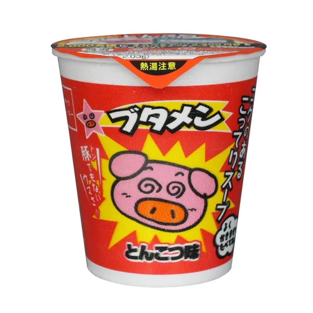 Mini Lamen Japones Butamen Sabor Tonkotsu Porco 1 Unidade Macarrao Instantaneo Cup Noodles Importado do Japao Original
