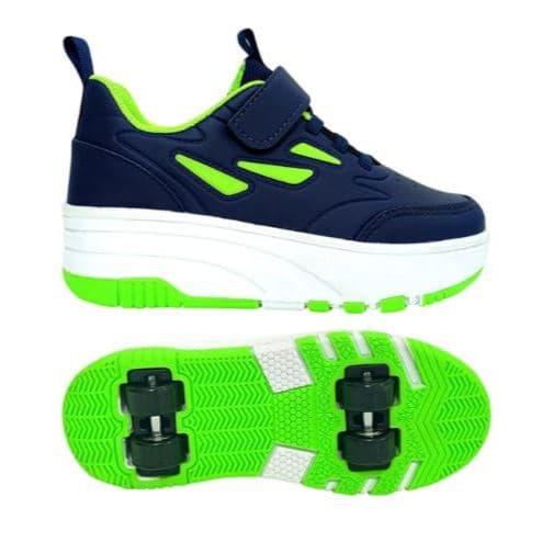 Tenis de Rodinha Infantil Skate Calce Facil Confortavel Envio Imediato