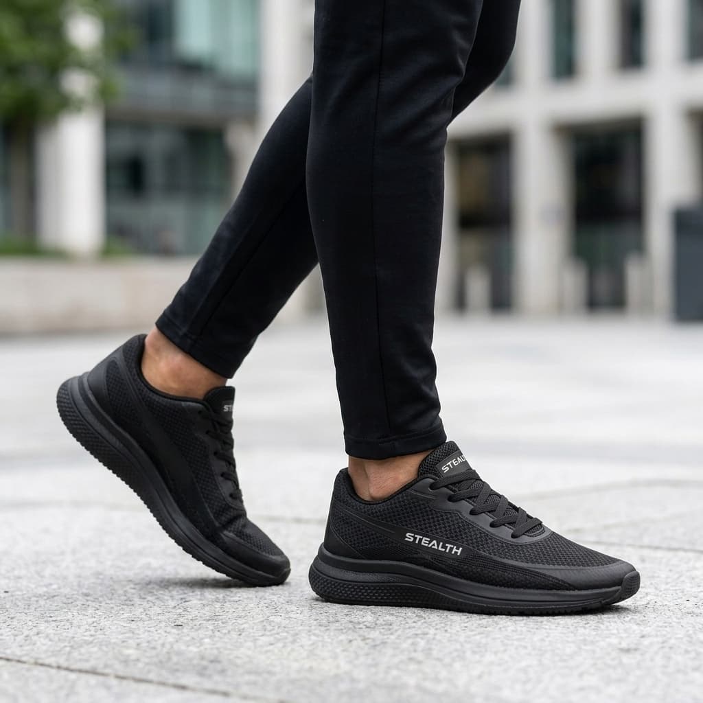 Tênis Esportivo Masculino e Feminino Stealth Macio e Confortavel Para Academia Esportes e Dia a Dia