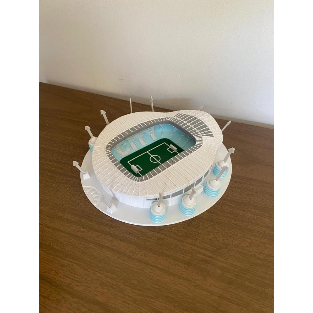 Maquete Estádio de Futebol 24cm | Miniatura Decorativa Colecionável | maquete futebol | decoração futebol