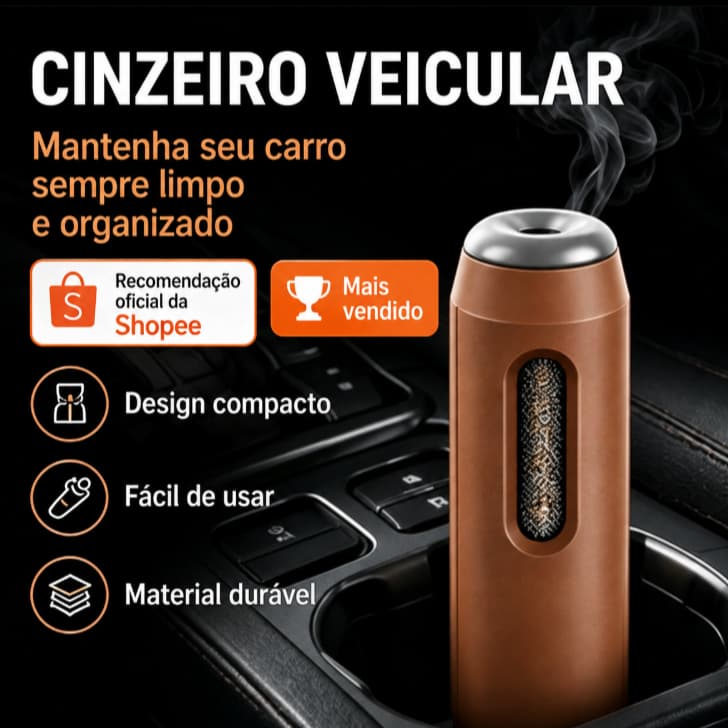 【Lixeira para veículos】Recipiente Portátil para Lixo de Bolso para Automóvel, Recipiente Vedado Anti Odores para Viagem