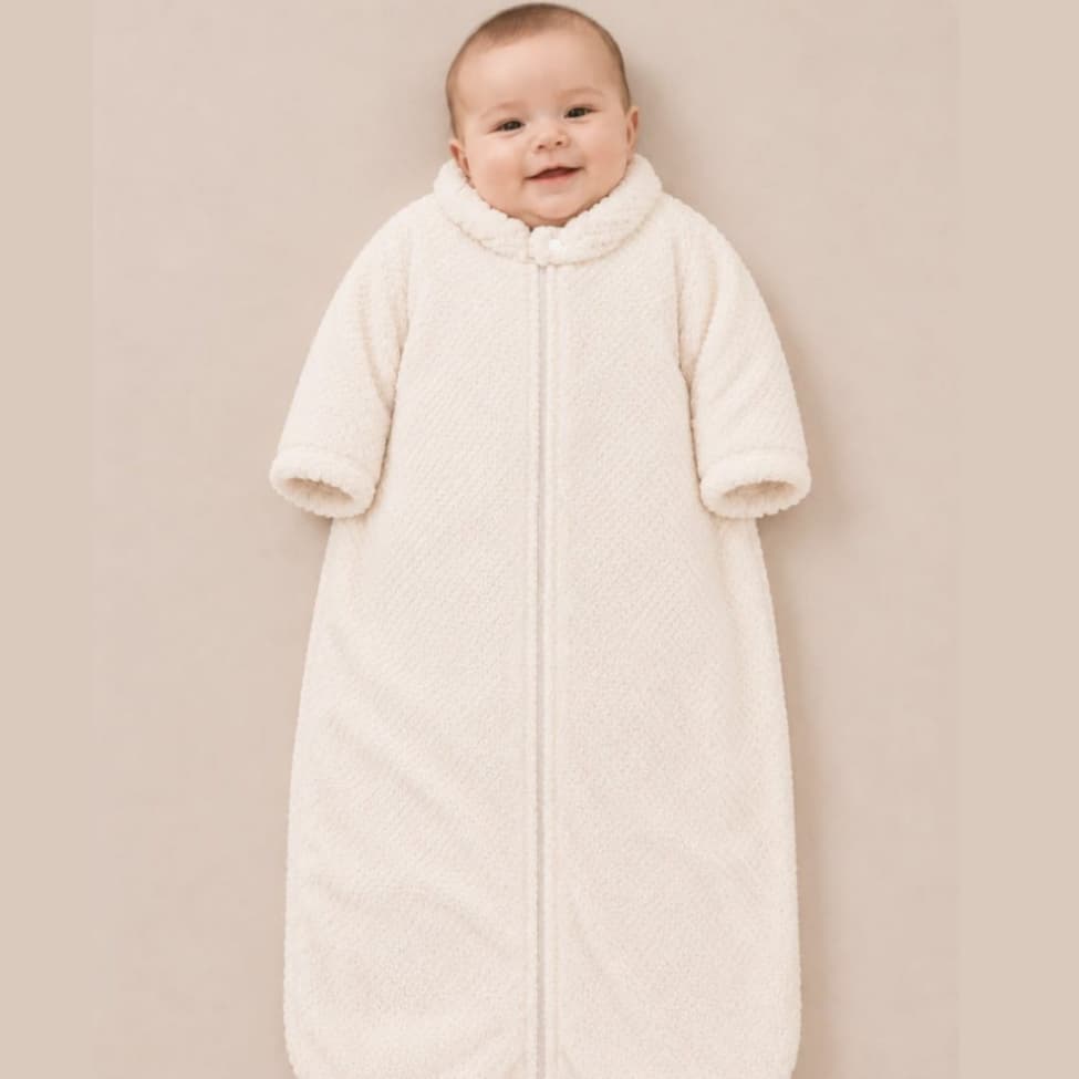 Saco de Dormir para Bebe Unissex Casulo com Zíper