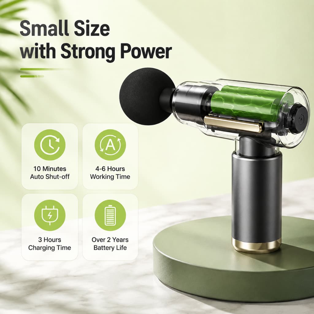 Massageador Elétrico Alta Frequência Profissional Muscular Massagem