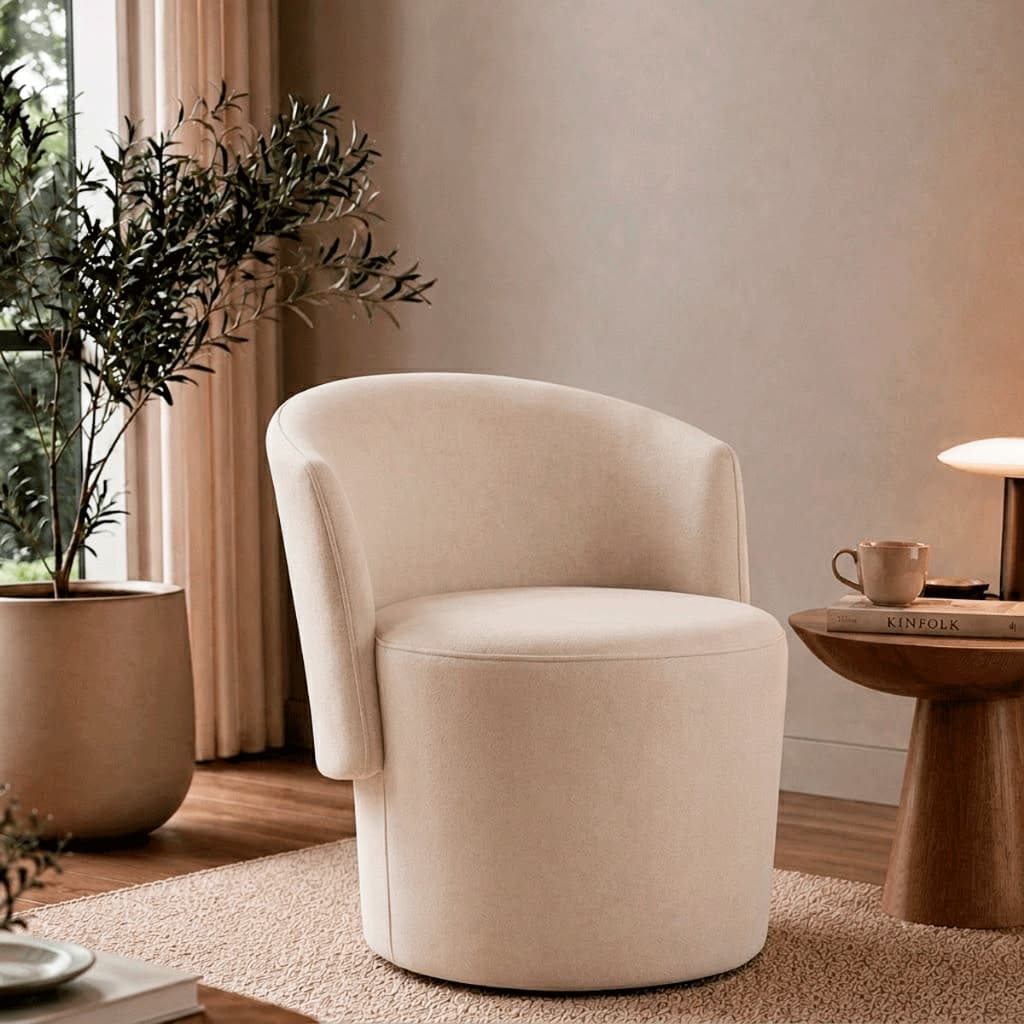 Poltrona Orgânica Cadeira Assento Banqueta Sala Decorativa Varanda Recepção Moderna Luxo Minimalista