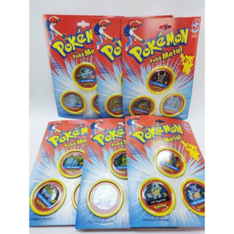 TAZO POKEMONS ANOS 2000 LACRADOS ORIGINAIS RARIS
