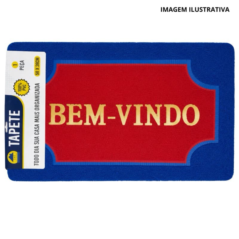 Tapete Capacho 100% Pvc 58x38cm