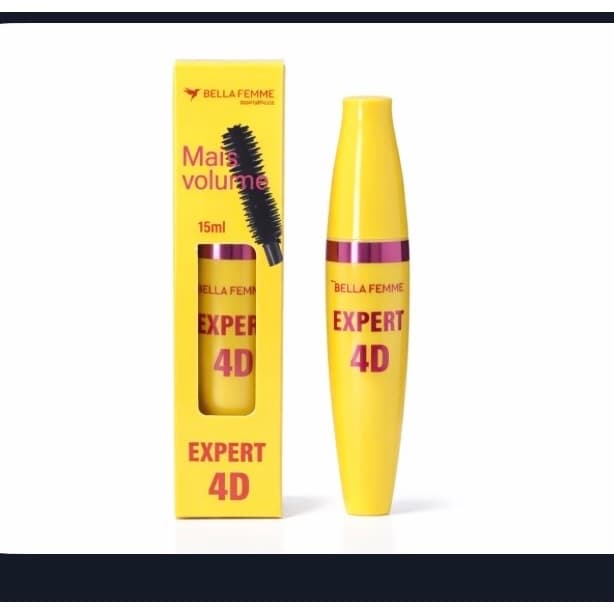 Máscara De Cílios Bella Femme Expert 4D Alongamento Intenso Original