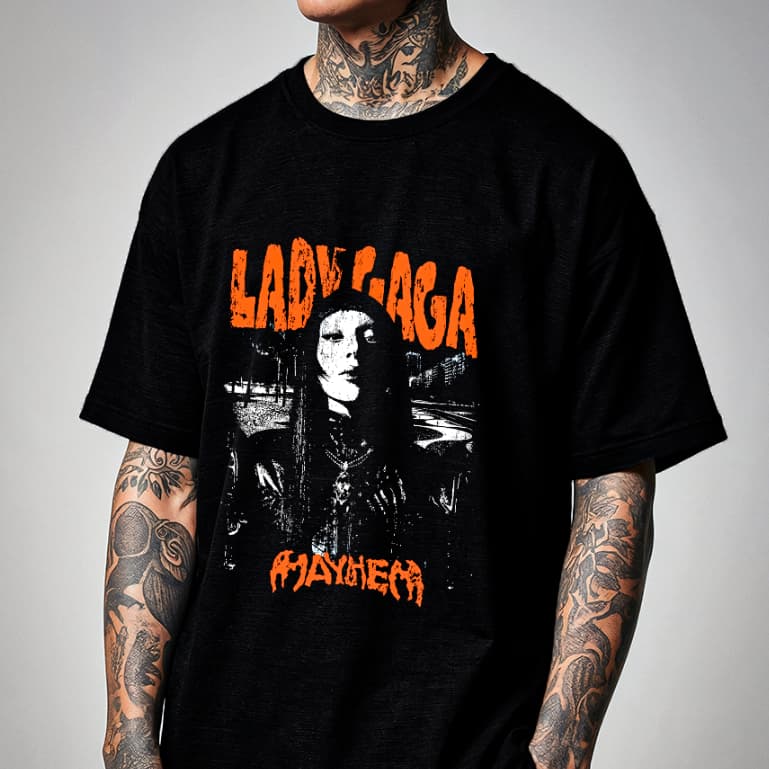 Camiseta LADY GAGA MAYHEM 100% Algodão Unissex Diva Pop Música Cantora