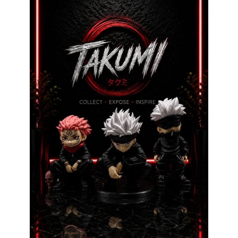 Mini Figure Jujutsu Kaisen 11-13cm PVC | Gojo e Sukuna | Colecionável Anime