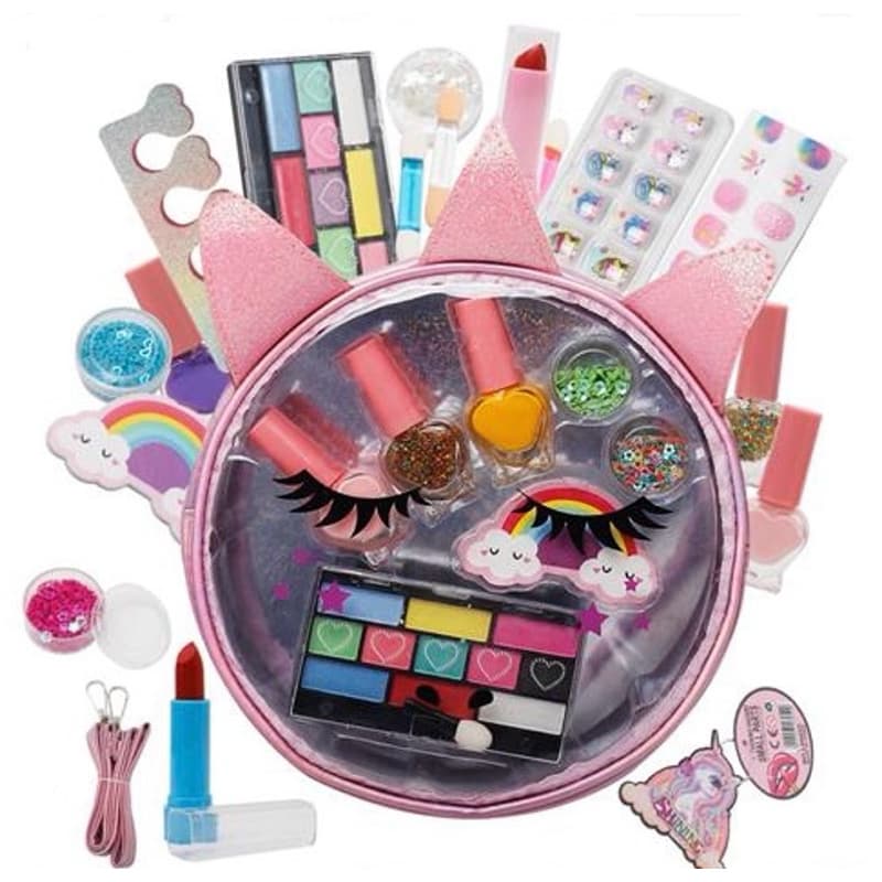 Maleta De Maquiagem e manicure Infantil - Kit Maquiagem e manicure Infantil Lindo completo