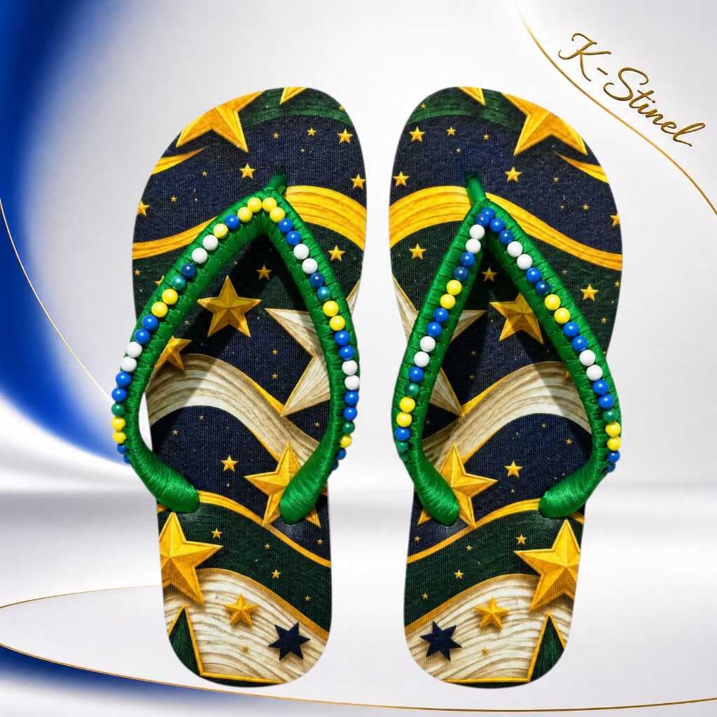 Chinelo pátria amada / Chinelo feminino / Chinelo masculino / Chinelo macio / Chinelo confortável / Chinelo resistente