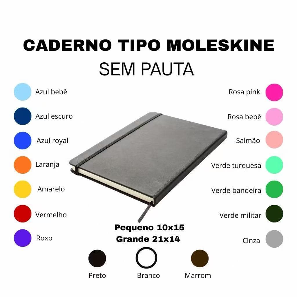 promoção caderneta Tipo Moleskine .caderno tamanho 14x21