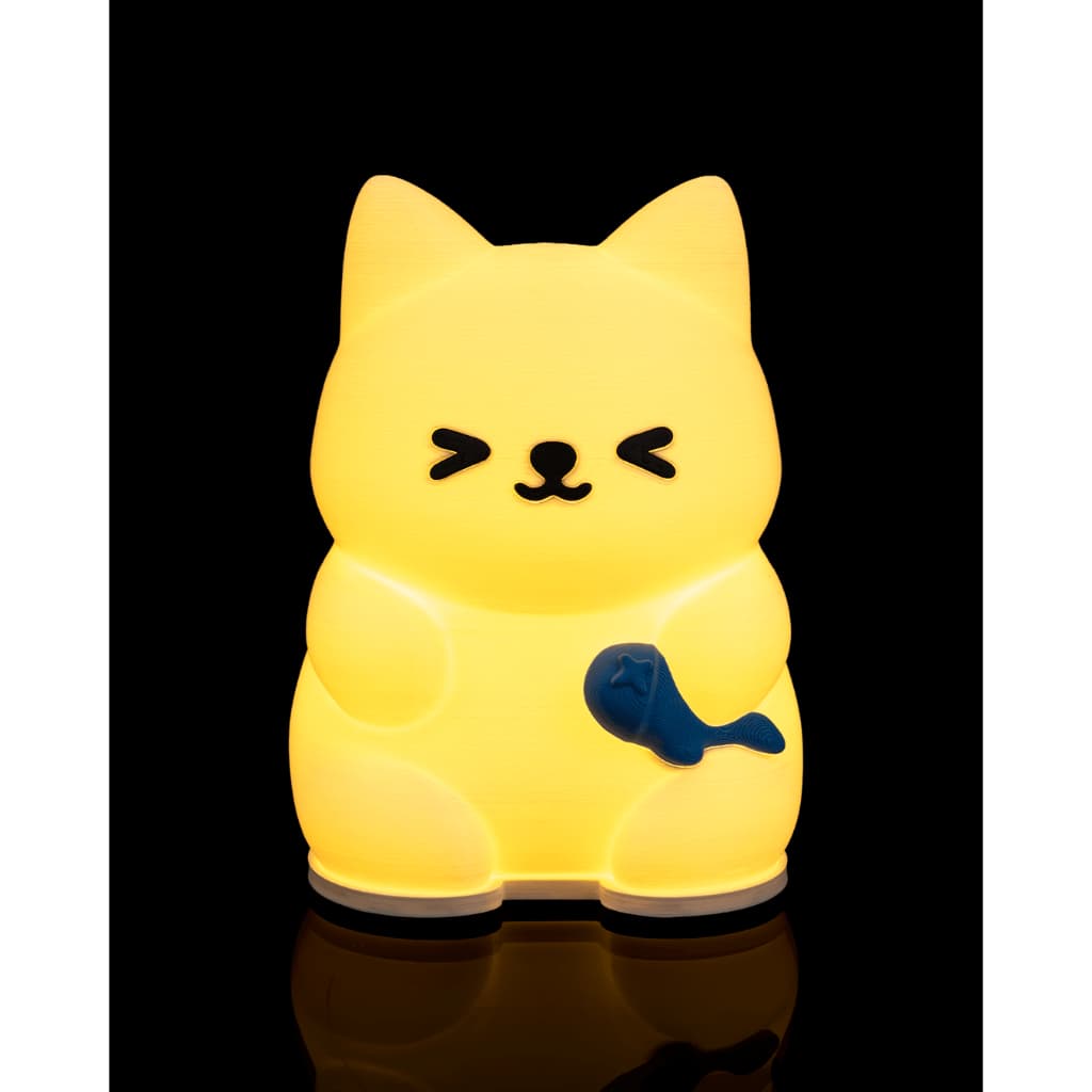 Abajur Gatinho Gato LED Luminária Decorativa Luz Fria/quente/natural Quarto Infantil Mesa Cabeceira Home Decor Presente