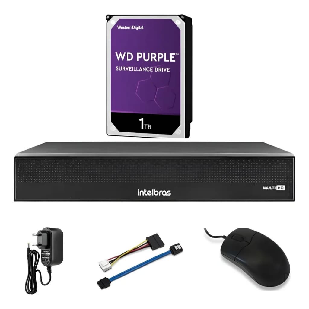 Dvr 3116-c 16 Canais Mhdx Multi Hd Intelbras Hd 1 Tb Purple