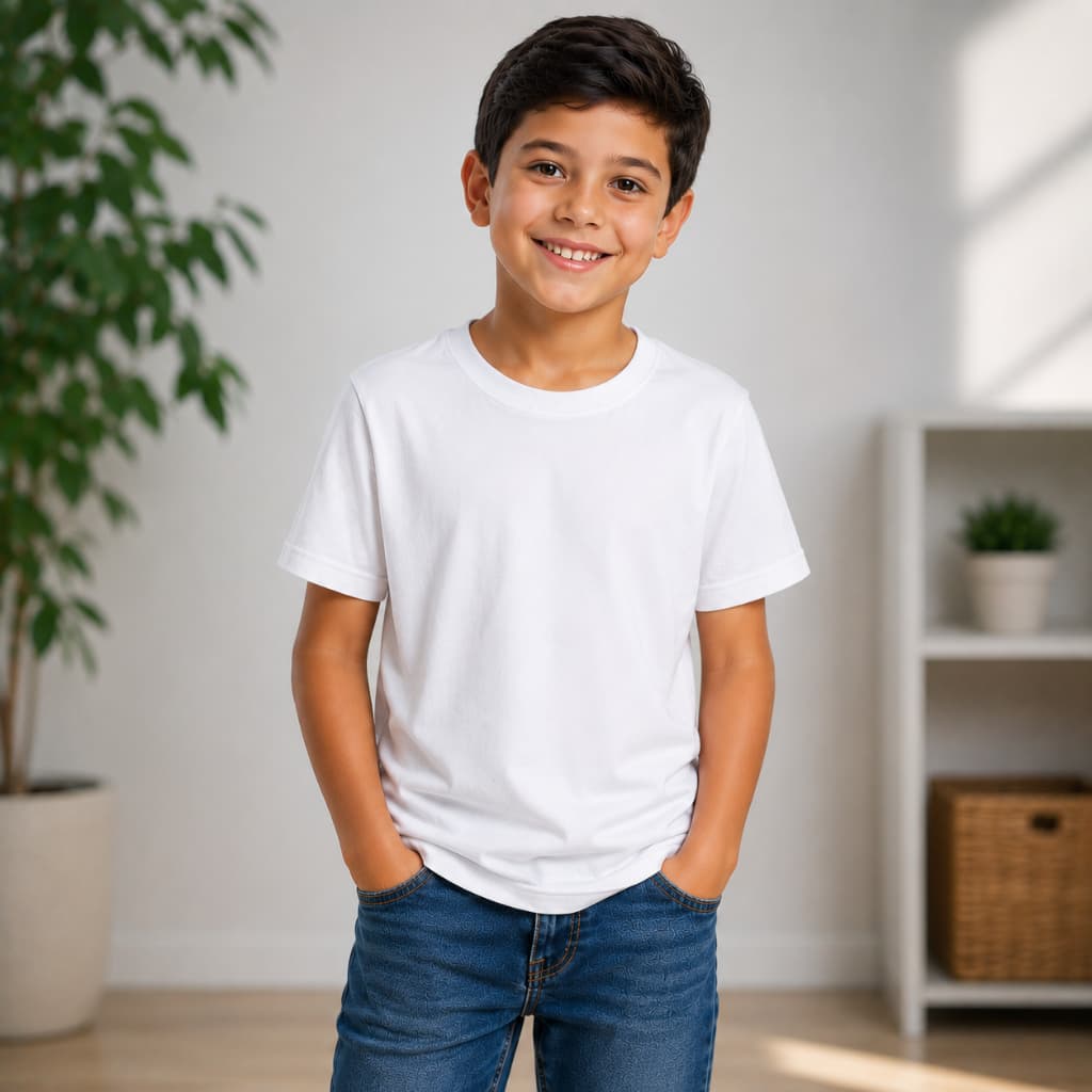 Camiseta Infantil Básica Unissex