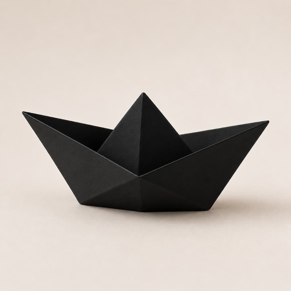 Barquinho Origami decorativo Presente Barco Impressão 3D ENVIO RÁPIDO