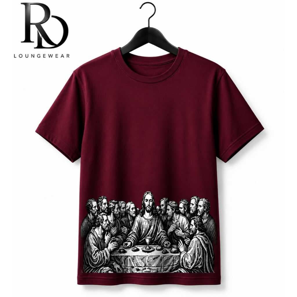 Camiseta Religiosa Santa Ceia Unissex - Conforto e Qualidade Superior