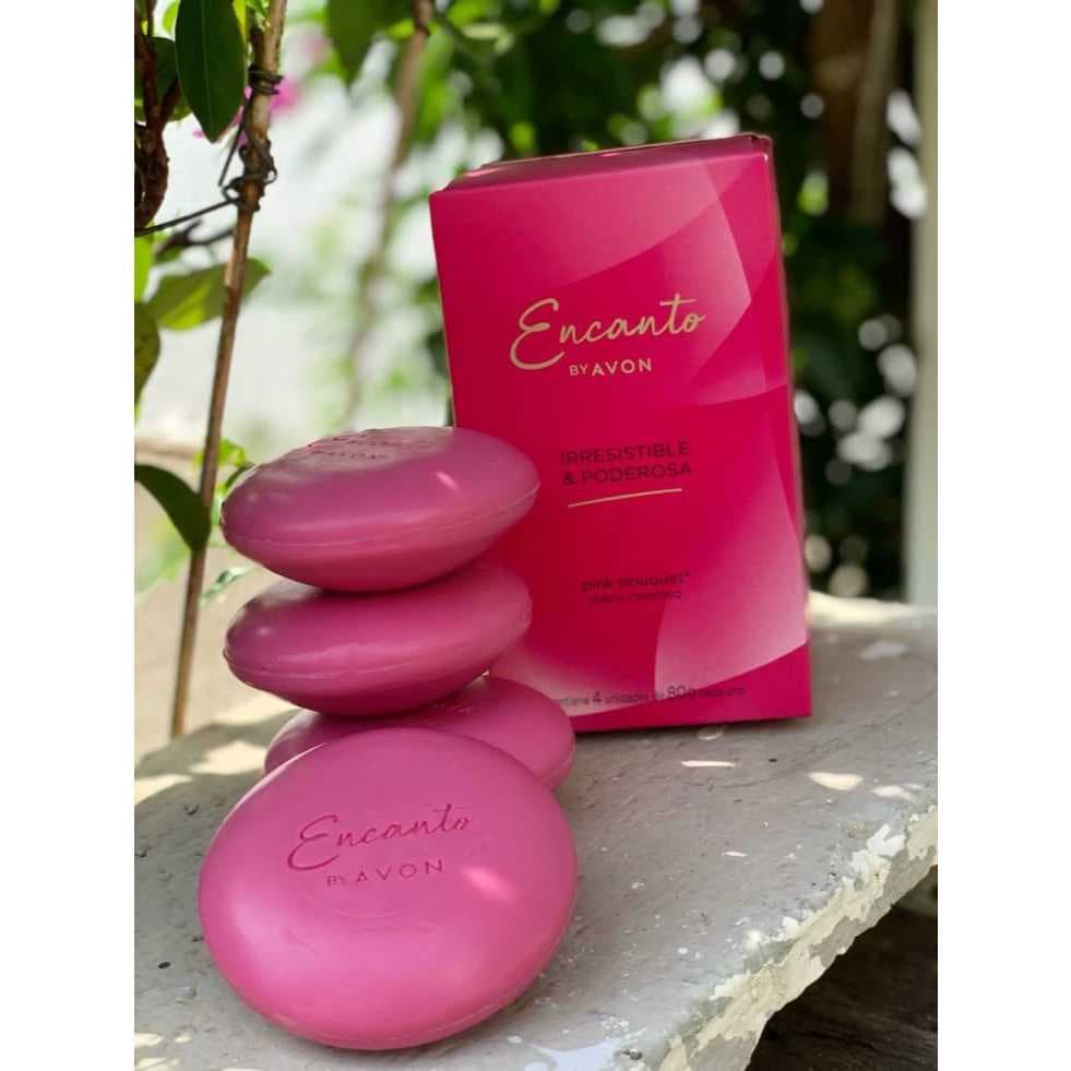 Sabonete Encanto Avon Irresistível e Poderosa - Hidratação e Fragrância Encantadora