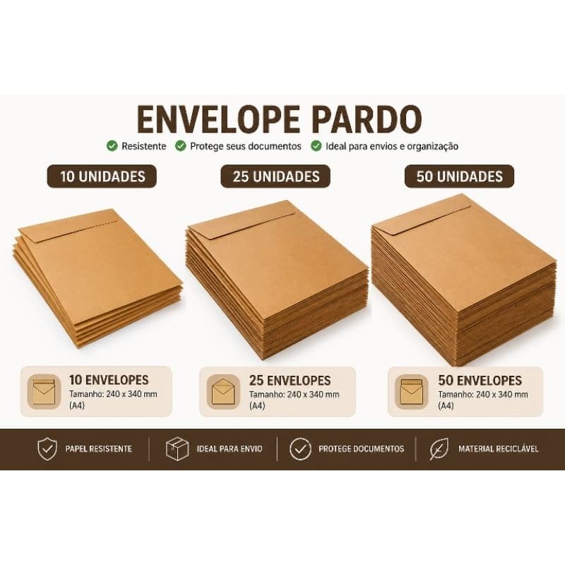 Envelope pardo