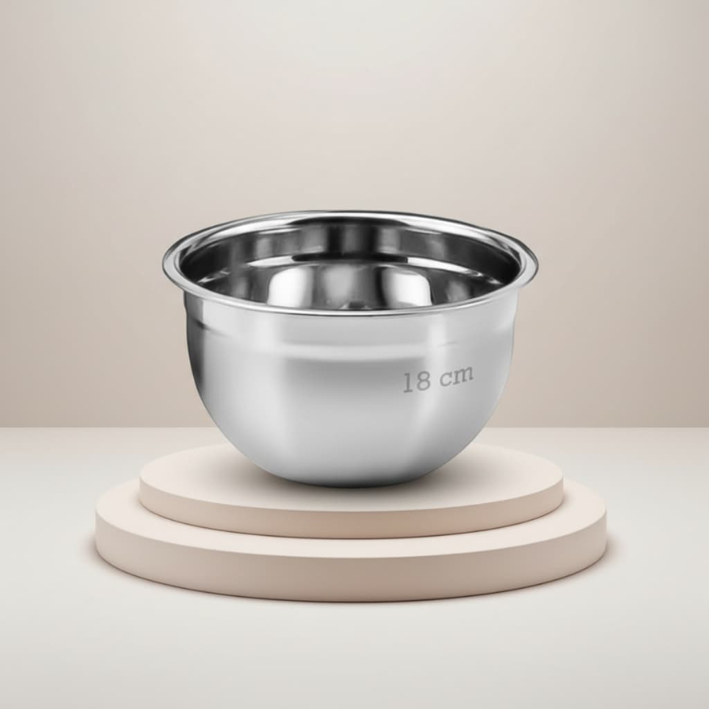 Tigela Inox Bowl 18cm Multiuso Profissional