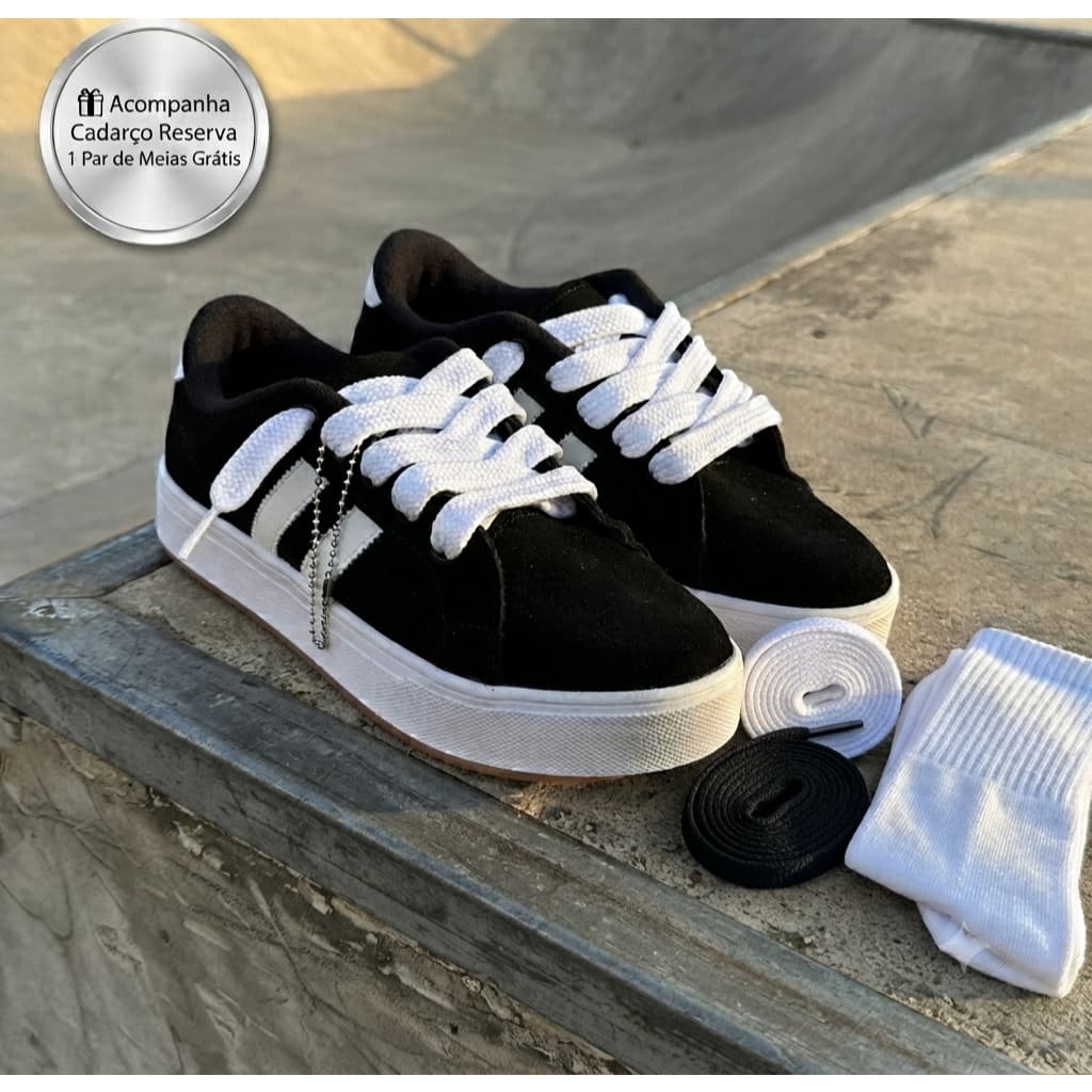 Tenis Feminino Street Skatista Lançamento Linha Luxo resistente e Super Confortável Acabamento Impecável