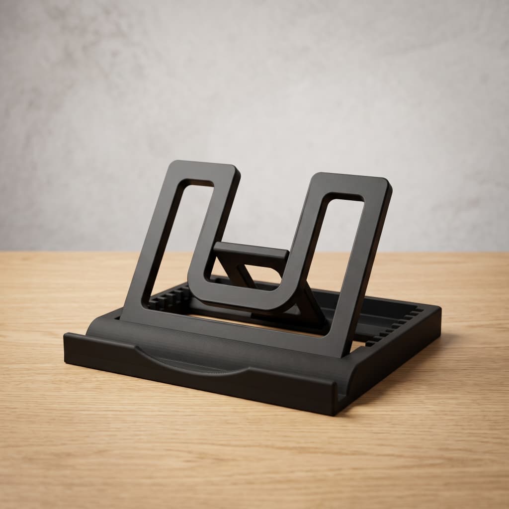 Suporte De Mesa Para Tablet E iPad E Kindle Dobrável Ajustável Universal