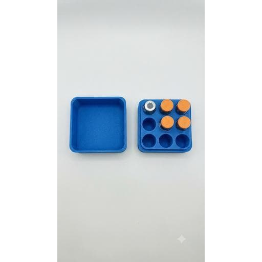 Caixa Porta Ampola 3ml a 5ml Case Organizadora p/ Tirze 9 Porta Frascos Ampolas Para Vacinas e Injeções