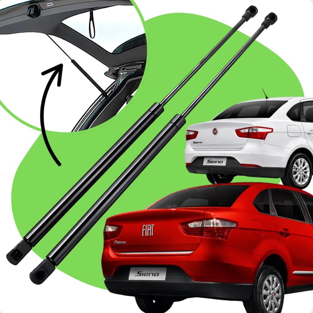 Par Amortecedor Porta Malas Tampa Traseira Fiat Grand Siena 2014 A 2022