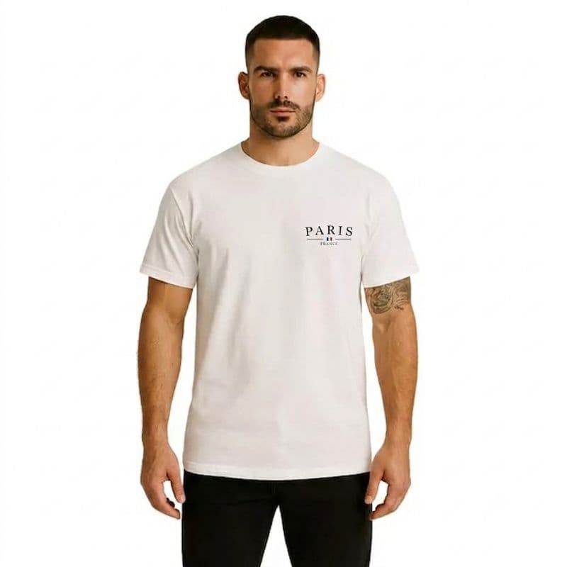 Camiseta masculina estampada , personalizadas,alto padrão, algodão ,Paris,France,confortável,premium