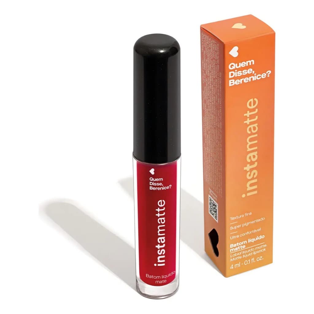 Quem Disse, Berenice? Batom Líquido Vermelholi 4ml